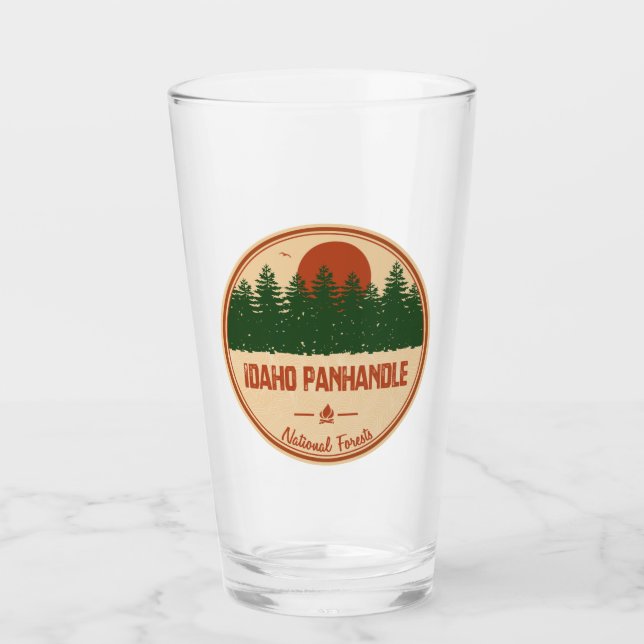 Idaho Panhandle National Forests Glas (Vorderseite)