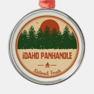 Idaho Panhandle National Forests Ornament Aus Metall