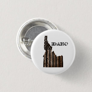 IDAHO PATRIOT BURNT HOLZ BLUT BUTTON