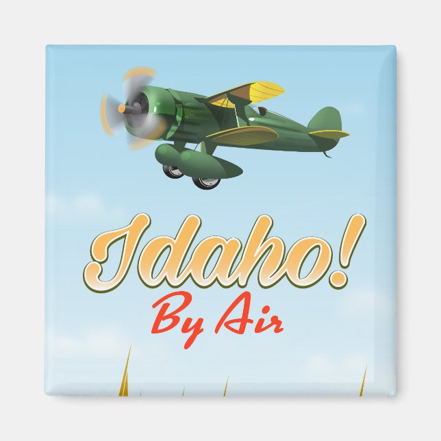 Idaho! per Flugzeug Magnet (Vorne)