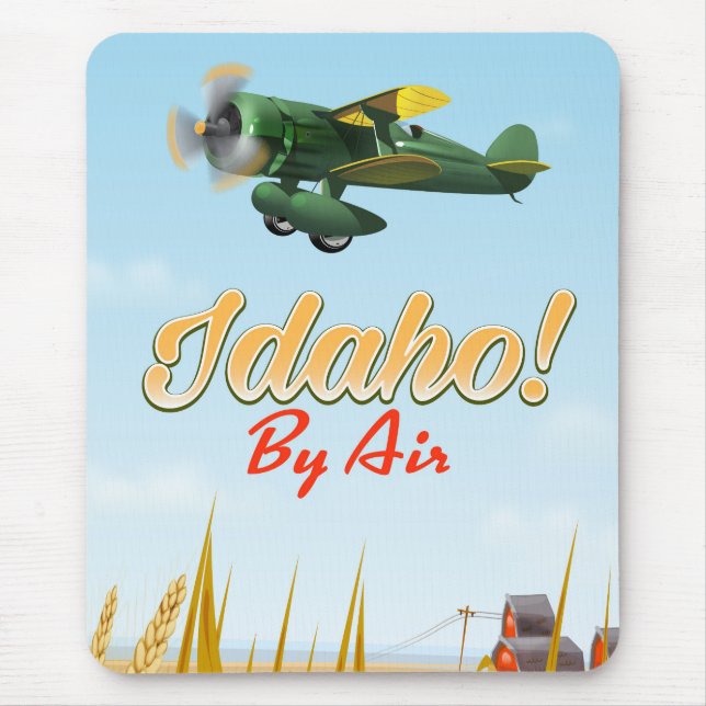 Idaho! per Flugzeug Mousepad (Vorne)