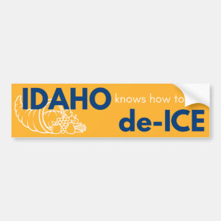 Idaho political bumper sticker autoaufkleber