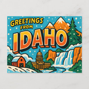 IDAHO Postcard Postkarte