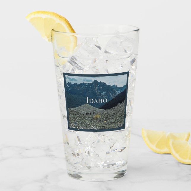 Idaho Poster Art Glas (Vorderseite Ice)
