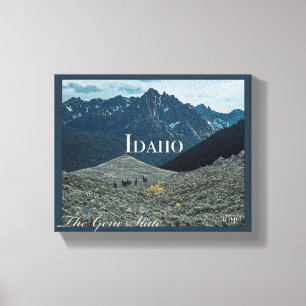 Idaho Poster Art Leinwanddruck