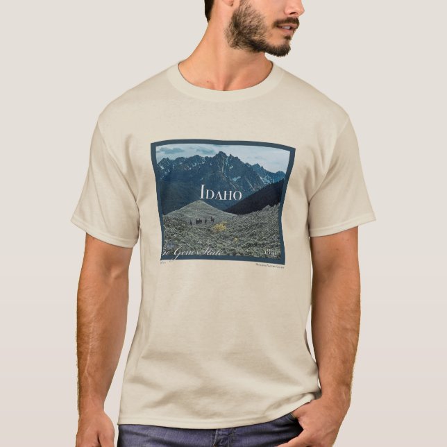 Idaho Poster Art T-Shirt (Vorderseite)