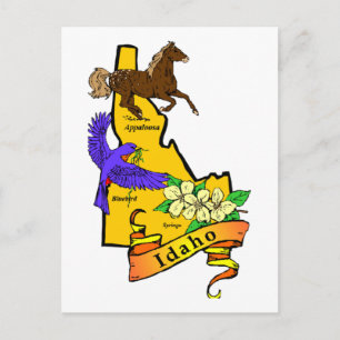 Idaho Postkarte