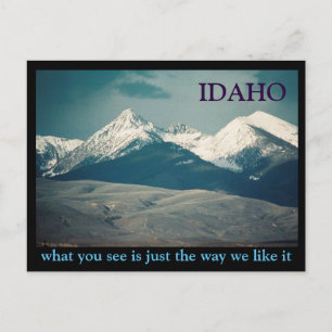 Idaho Postkarte