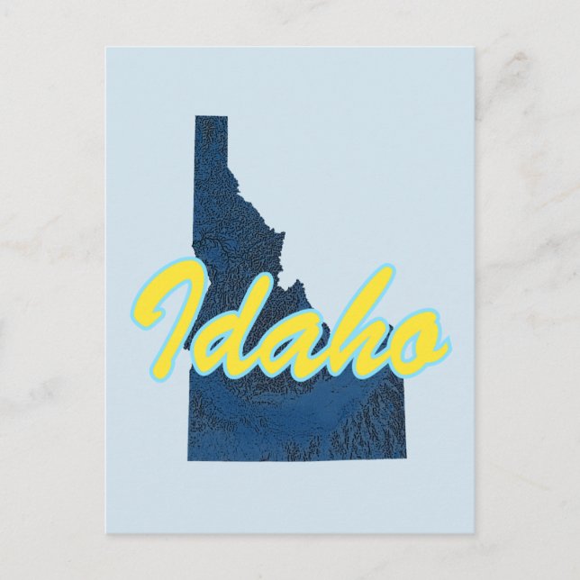 Idaho Postkarte (Vorderseite)