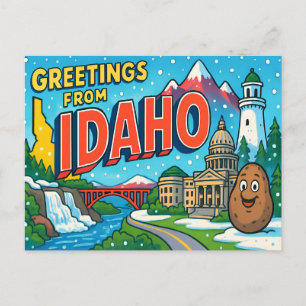 IDAHO Postkarte