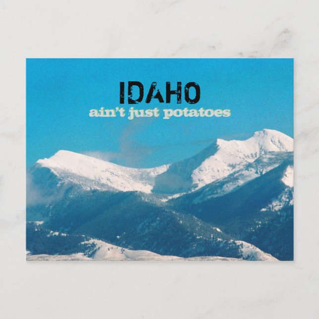 Idaho Postkarte (Vorderseite)