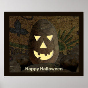 Idaho Potato Tato'lantern Poster