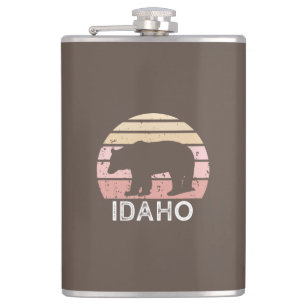 Idaho Retro Bear Flachmann
