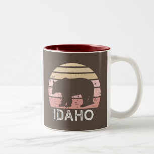 Idaho Retro Bear Zweifarbige Tasse