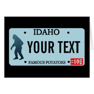 Idaho Sasquatch Lizenzschild