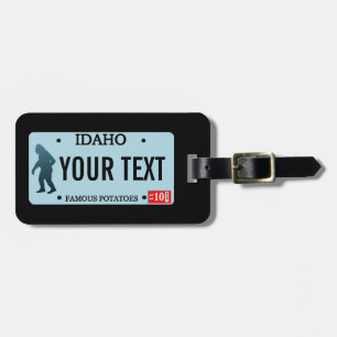 Idaho Sasquatch Lizenzschild Gepäckanhänger