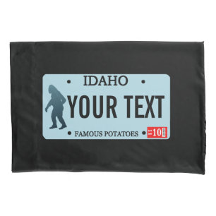 Idaho Sasquatch Lizenzschild Kissenbezug