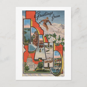 Idaho (Skifahren)Große BriefmarkenszenenIdaho Postkarte