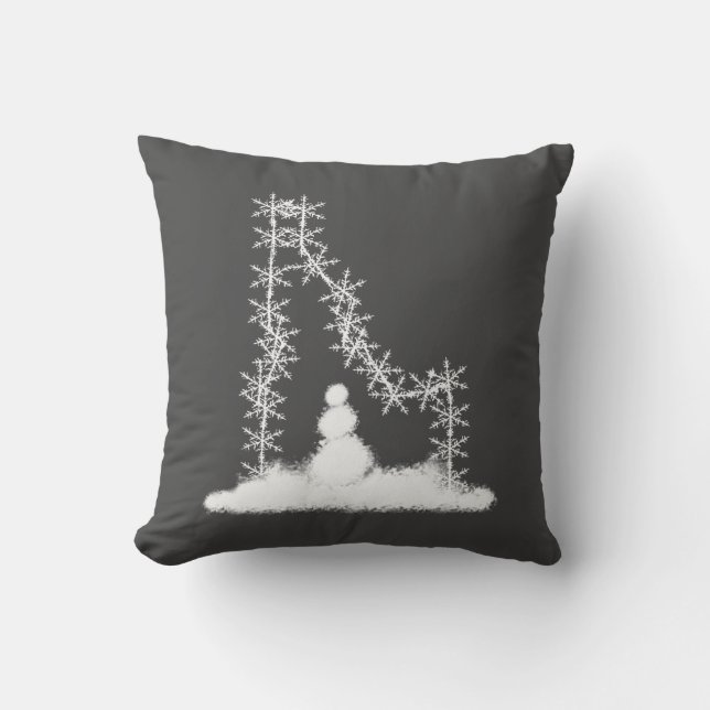 Idaho Snowflake Kissen (Vorderseite)