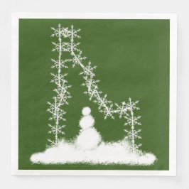 Idaho Snowflake Serviette