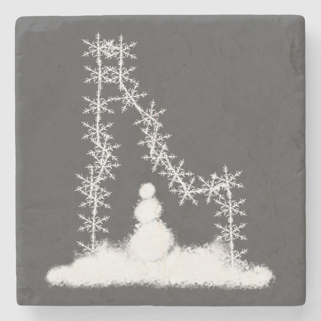 Idaho Snowflake Steinuntersetzer (Vorderseite)