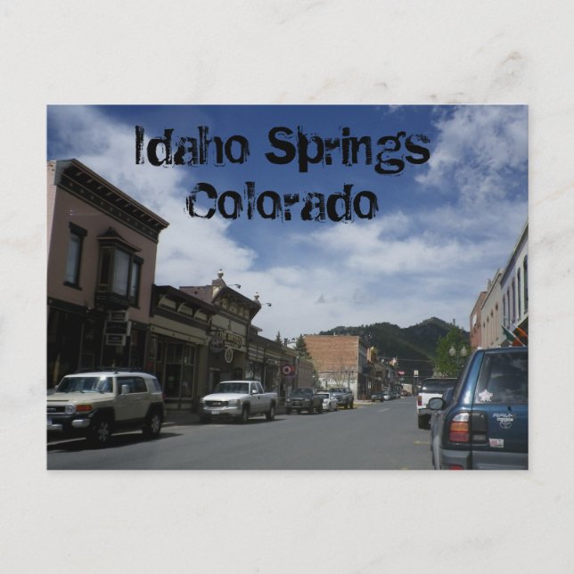 Idaho Springs Colorado Postcard Postkarte (Vorderseite)
