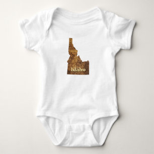 Idaho Spud Map Baby Strampler