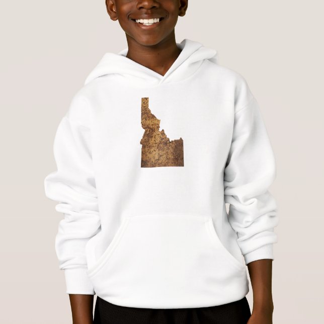 Idaho Spud Map Hoodie (Vorderseite)