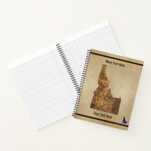 Idaho Spud Map Notizbuch