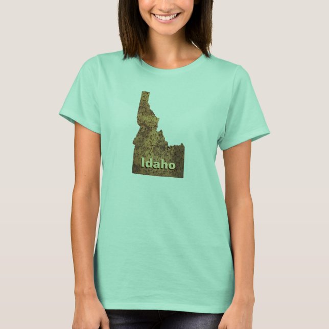 Idaho Spud Map T-Shirt (Vorderseite)