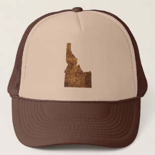 Idaho Spud Map Truckerkappe