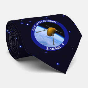 Idaho Spudnik Satelliten-Missions-Patch Krawatte