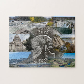 Idaho Staat Foto Collage 9 Bilder Jigsaw Puzzle