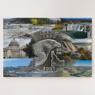 Idaho Staat Foto Collage 9 Bilder Jigsaw Puzzle