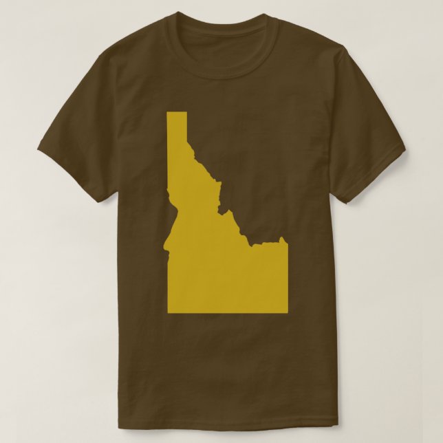 Idaho Staat Karte TShirt (Design vorne)