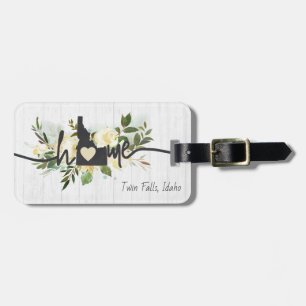 Idaho Staat Personalisiert Ihre Zuhause City Rusti Gepäckanhänger