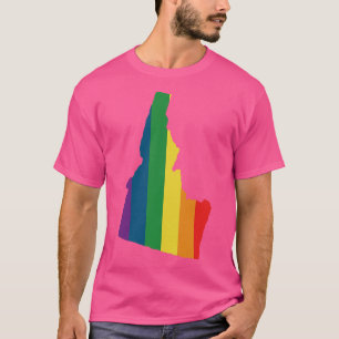 Idaho Staat Rainbow TShirt