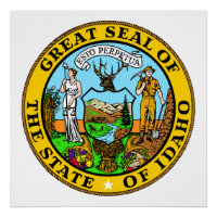 Idaho Staat Siegel Amerikanische Republik Symbol-F