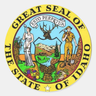 Idaho Staat Siegel Stickers