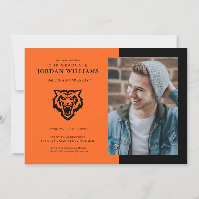 Idaho Staat University Bengals Spirit Design Ankündigung (Vorderseite)