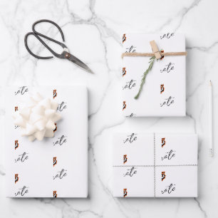 Idaho Staat University Bengals Spirit Design Geschenkpapier Set