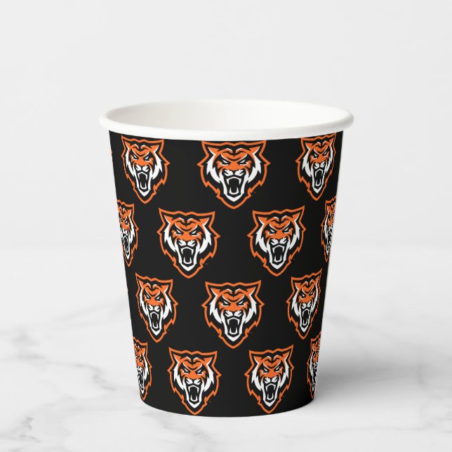 Idaho Staat University Bengals Spirit Design Pappbecher (Rückseite)