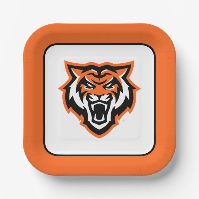 Idaho Staat University Bengals Spirit Design Pappteller (Vorderseite)