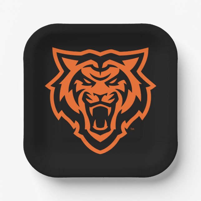 Idaho Staat University Bengals Spirit Design Pappteller (Vorderseite)