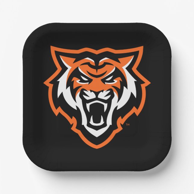 Idaho Staat University Bengals Spirit Design Pappteller (Vorderseite)