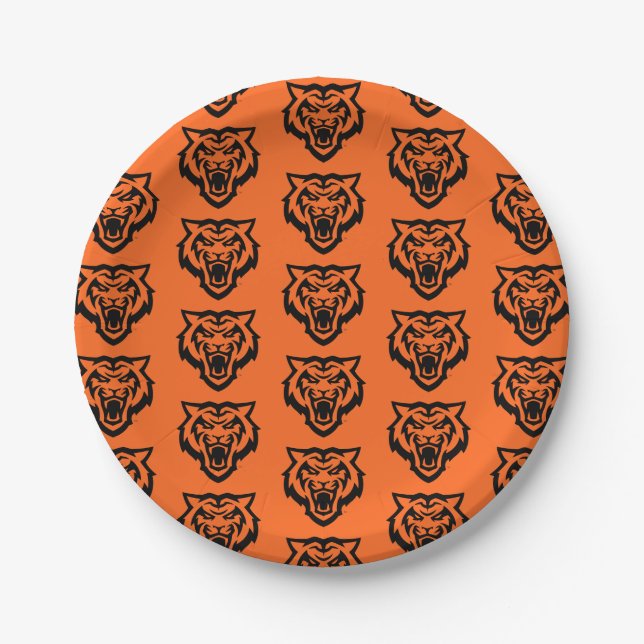 Idaho Staat University Bengals Spirit Design Pappteller (Vorderseite)