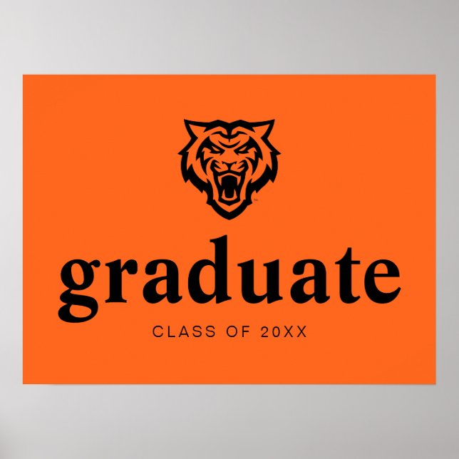 Idaho Staat University Bengals Spirit Design Poster (Vorne)