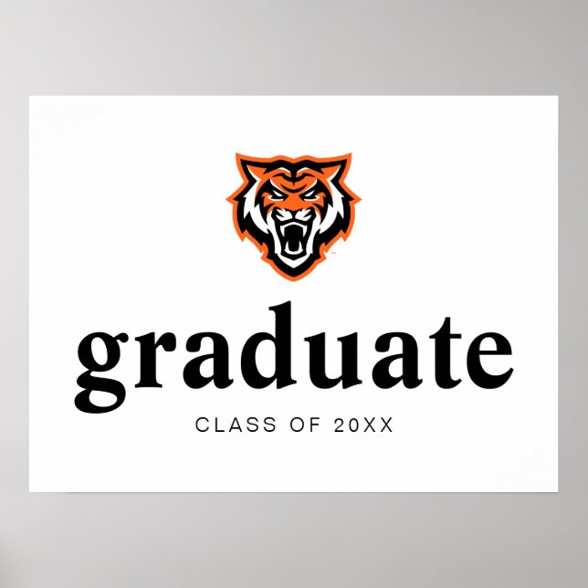 Idaho Staat University Bengals Spirit Design Poster (Vorne)