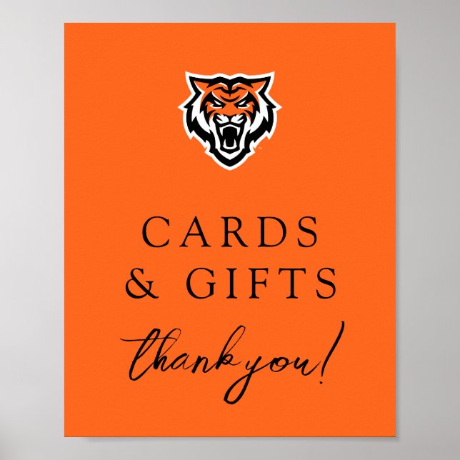 Idaho Staat University Bengals Spirit Design Poster (Vorne)