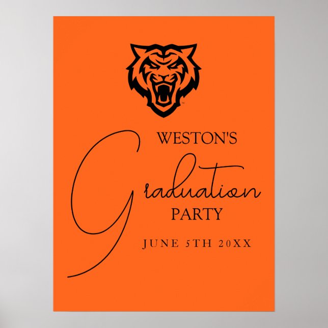 Idaho Staat University Bengals Spirit Design Poster (Vorne)